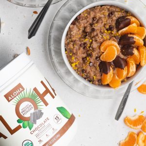 Two Canisters of Chocolate Protein Powder