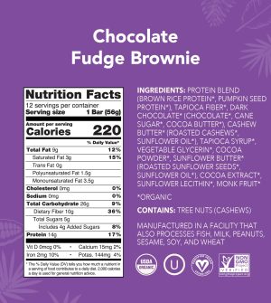 Chocolate Fudge Brownie – Protein Bars